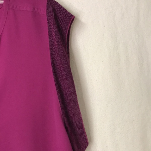 CABI Women’s Tunic Size M Fuchsia with chain detail - Picture 5 of 12